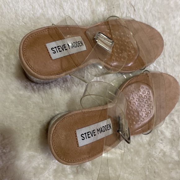 Steve Madden Clear Heels - Picture 3 of 6